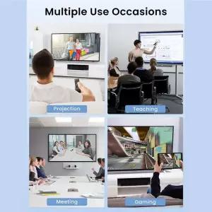 무선미러링 Mirascreen 1080P 무선 호환 TV 동글 - 프로젝터 모니터 PC 윈도우 Mac용 디스플레이 어댑터