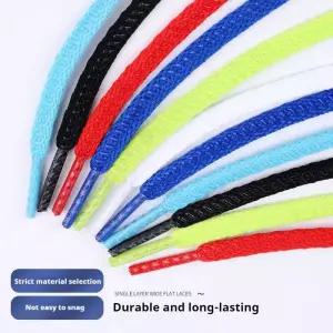 고무줄신발끈 실리콘 미끄럼방지 신발끈 논슬립 플랫 양면 운동화 테니스 축구화