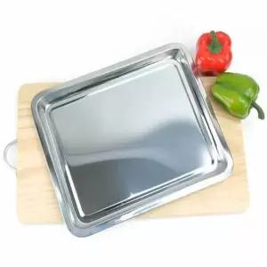 업소 스텐 사각 쟁반 5호 초등식판 성인식판