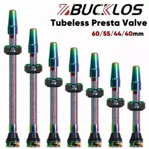 BUCKLOS 자전거 Presta 튜브리스 밸브 40mm F/V 도로 림 알루미늄 합금 사이클링 부품