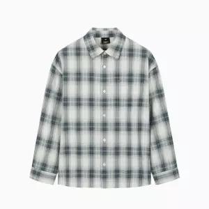 행텐틴즈 동백01 체크 시어서커 카라 셔츠_블루  14570-020-406-68-244