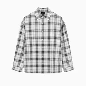 행텐틴즈 동백01 체크 시어서커 카라 셔츠_화이트  14570-020-406-68-003