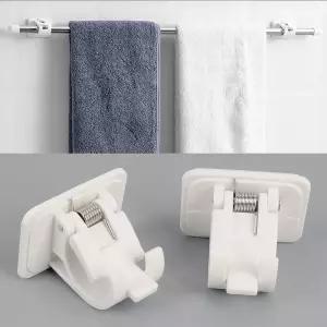 봉고리 봉 부착식 세트 고정용 2P 고리 막대 부착걸이 부착식행거