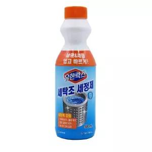 유한 세탁조 세정제 일반 드럼 겸용 500ml 용기