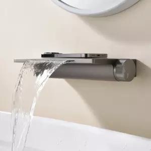 욕조 매립 폭포 스노우화이트 호텔 벽걸이 리조트 샤워기 수전 목욕