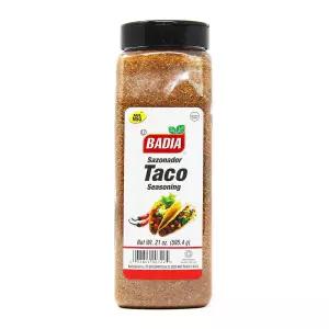 바디아 타코 시즈닝 21온스 - 부리토 파지타스 간 소고기 닭고기 및 채식 요리를 위한 정통 향신료 블렌드