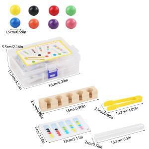 프라모델 조립 보조기나무 조기 교육 어린이 제품 튜브 클립 비즈 색상 인식 대화 형 퍼즐 장난감