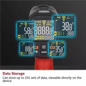 자동온도조절기 산업용 적외선 온도계 -32°C~2200°C 밀 디지털 비접촉 레이저 온도측정기 물 오일 금형