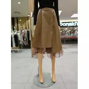 에고이스트 페이크 레더 시스루 스커트 EQ4WS-564 721932