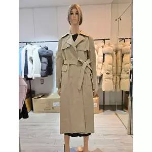 에고이스트 아웃포켓 포인트 벨티드 롱 트렌치 코트 EQ1WC-260 721837