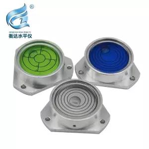 레벨기삼각대 거치대 구멍 금속 삼각형 버블 레벨 게이지 4813 48x35x13mm