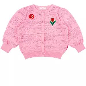 [롯데백화점]베베드피노 퀴네트 하트 펀칭 베이비 스웨터 가디건_BP41KC218