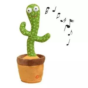 음악재생 춤추는 식물 인형 사운드 반응 움직이는 캐릭터 장난감 책상 선반 거실