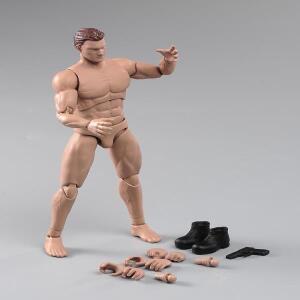 디오라마용 바위 모형AM116 바디 유연한 근육질 슈퍼 남성 머리 손 총 모델 맞는 피규어 인형