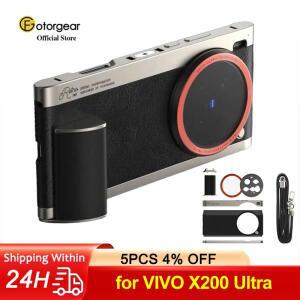 포토기어 레트로 폰 케이스 (VIVO X200 Ultra용) T-마운트 & 67mm 플레이트 콜드슈 마그네틱 핸들 랜야드