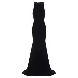 벨벳 홀터넥 롱드레스 연주회 파티 이브닝드레스 블랙
