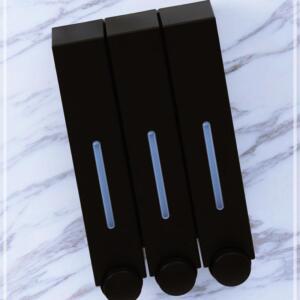 클린존 벽걸이 물비누 3구 리필 린스통 학교 관공서 바디워시