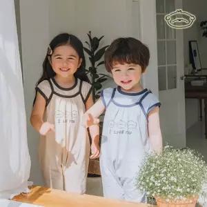 버라이어티 우주복 나시 반바지 상하복 3종세트 800014 한국 유아 키즈