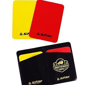 스타스포츠 수첩형 용 레드 옐로 심판 카드