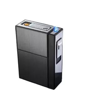 라이터달린 담배 케이스 담배곽 충전식 보관함 선물