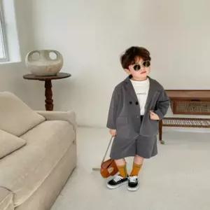 팜므 아동 남아 여름 데일리 박시 스타일 자켓 바지 정장세트설날