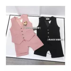 팜므 남아 정장 아동 정장 여름 홀릭 반바지 조끼 정장 3종세트설날