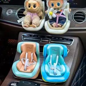 햄스터 카시트 외출용 그레이 그네 차량 안전 고정 시트