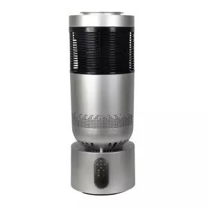 PTC 온풍기 그래핀 360도 실버 리모컨 침실 쾌속 입체 난방 무드등 고효율 [BXG15442]