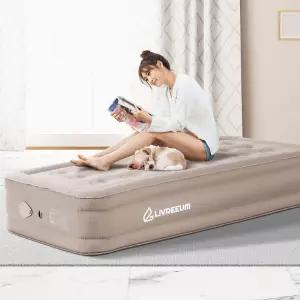 자충식 패브릭 에어매트 싱글 공기 침대 자충식 경량 캠핑 매트리스 텐트 바닥 매트