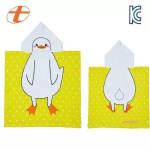 탑나이스 유아동 수영 물놀이 가운 후드목욕 수건bcd132