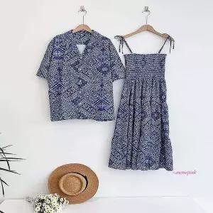 커플 여름 바캉스룩 해변룩 시밀러룩 신혼여행 휴양지ghi759