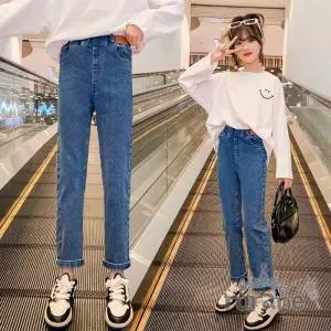 주니어 일자 아동 청바지 여아 방송댄스 초등학생옷