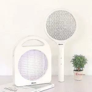 투인원모기 전기 파리 모기채 해충킬러 2중안전 라켓vwx333