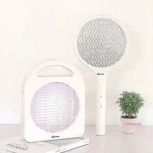 투인원모기 파리 2중안전 해충킬러 전기 모기채 라켓efg649