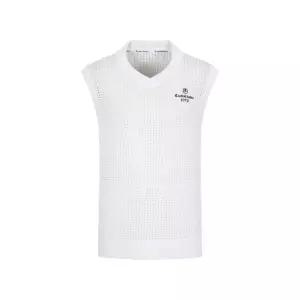 매장정품 CASTELBAJAC 까스텔바작 남성 스카시 조직 V넥 니트베스트 (BGEMSV301_WH) 1395112