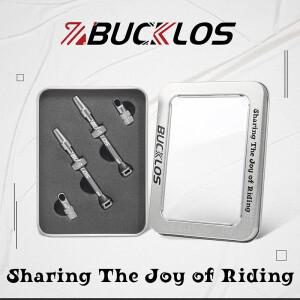 BUCKLOS 40mm 튜브리스 자전거 밸브 도로 프레스타 알루미늄 합금 F/V 부품