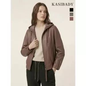 시크릿시즌오프 카시바디 후드 집업 양가죽 자켓 706190