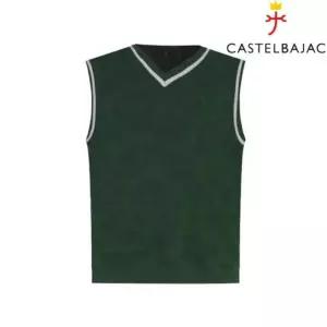 매장정품 CASTELBAJAC 까스텔바작 남성 엠블럼 패턴 자카드 니트 베스트 BGEFSV001 1394738