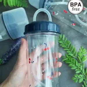 리얼 시리즈1P컵물병 병원물병 유치원물병 실리콘 빨대물병 요양원 병원 아동용물병 실리콘물병