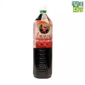 청솔 복분자 복분자에이드 원액 1.5L 복분자주스 복분자원액 복분자베이스 음료베이스 카페
