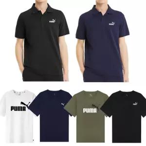푸마 남성 여성 키즈 아동 반팔티 남아 여아 피케 폴로 면 저지 티셔츠