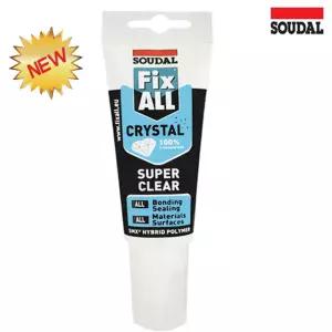 수달 픽스올 실리콘 크리스탈 베란다 샷시 크랙보수 방수 유리 아크릴 강력접착실리콘 튜브형 투명 125ml