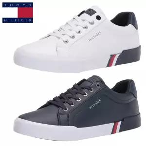 [타미힐피거] 신발 래퍼티 화이트 네이비 남성 브랜드 프리미엄 가죽 여름 슬랙스 정장 운동화