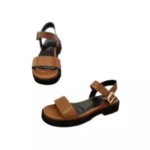 [세라][세라] (2color) 경량 아웃솔 3cm 소가죽 컴포트 여성 발목 스트랩 샌들 c24s507 (P003213415)