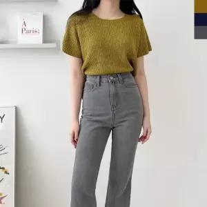 ONM 카라넥 오피스룩 빅사이즈라운드넥 롱 티 베이직 봄