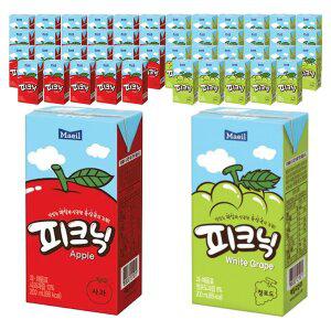 매일 피크닉 사과 200mlx24팩 + 청포도 200mlx24팩