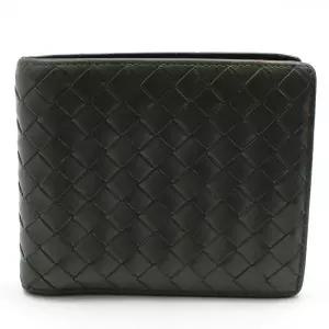 [중고명품] 113993 카키 인트레치아토 위빙 매쉬 반지갑