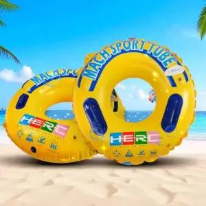 어깨형 원형 비치 물놀이 튜브 바캉스 드라이 방수백 물놀이용품