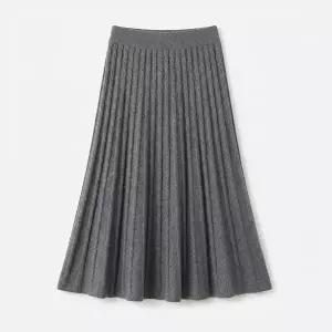 KARRA 뱀부라인니트슬림플레어스커트_A3F0290