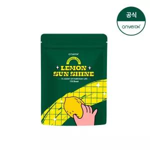 온예록 올인원 청소 세정 롤티슈 리필파우치 170매 1개 레몬선샤인